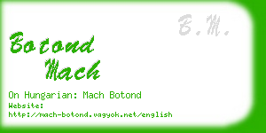 botond mach business card